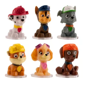 Dekora Mancs őrjárat figurák 3D, műanyag, 3,5-4 cm
