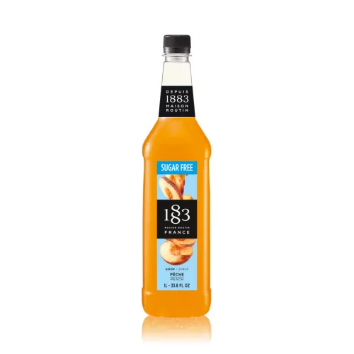 1883 cukormentes Őszibarack szirup 1 liter