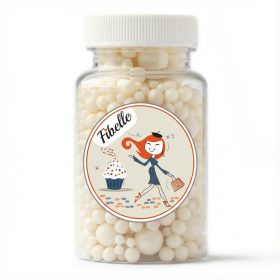 Fibelle szórócukor mix, fehér, 100g