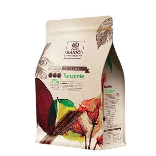 Cacao Barry Tanzanie étcsokoládé, 75%, 1kg