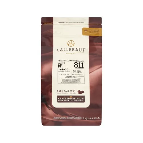 Callebaut Belga étcsokoládé, 54,5%, 811, 1kg