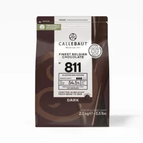 Callebaut Belga étcsokoládé, 54,5%, 811, 2,5kg