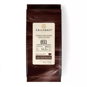 Callebaut Belga étcsokoládé, 54,5%, 811, 10kg