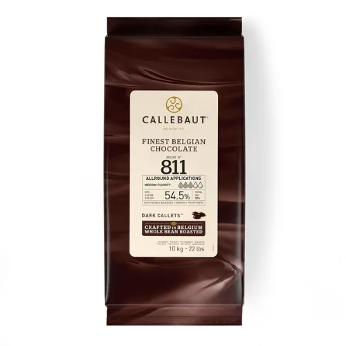 Callebaut Belga étcsokoládé, 54,5%, 811, 10kg