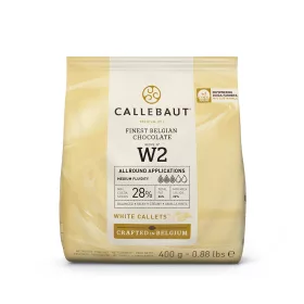 Callebaut Belga fehércsokoládé, 28%, W2, 400g