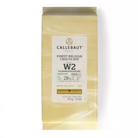 Callebaut Belga fehér csokoládé, 28%, W2, 10kg