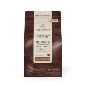 Callebaut Belga tejcsokoládé pasztilla édesítőszerrel, 30,4%, 1kg