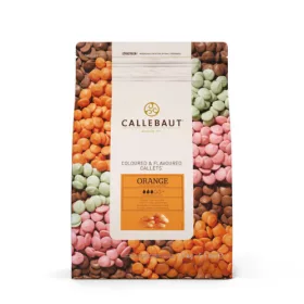 Callebaut Belga csokoládé pasztilla, narancs, narancs íz, 2,5kg