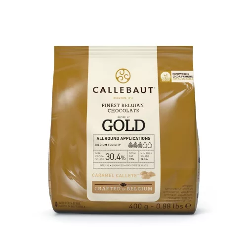 Callebaut Belga Gold csokoládé, 400g