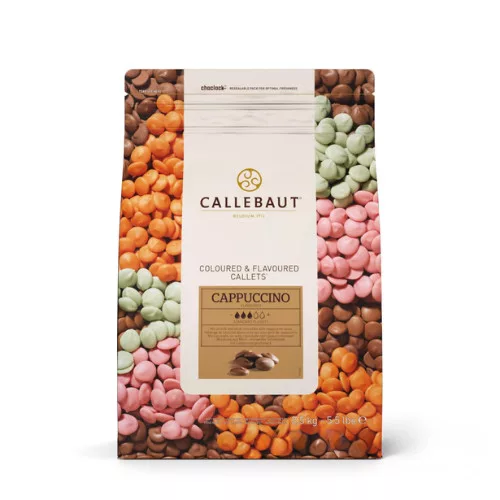 Callebaut Belga fehér és tejcsokoládé, cappuccino ízű, 30,8%, 2,5kg
