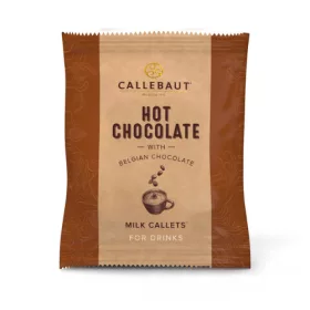Callebaut Belga forró tejcsokoládé tasak, 33,6%, 25x35g/tasak