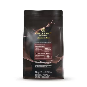 Callebaut étcsokoládé, Philippines, 68%, 1kg