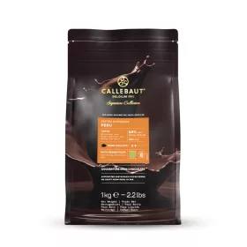 Callebaut étcsokoládé, Peru, 65,1%, BIO, 1kg
