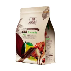 Callebaut étcsokoládé, Tanzania, 75%, 1kg