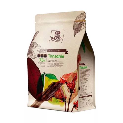 Callebaut étcsokoládé, Tanzania, 75%, 1kg
