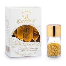 Gold Chef ehető aranypor, 23 kt, 125 mg