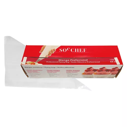 SOC CHEF eldobható habzsák, 55 cm, tekercses, 100 db/csomag