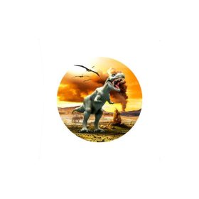 Díszített ostyalap - T-rex dinó, 20cm