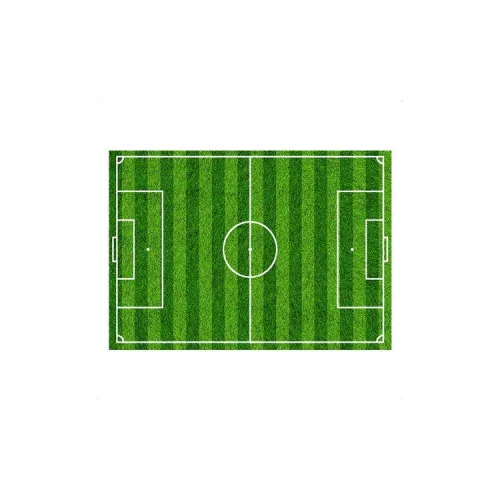 Díszített ostyalap, football pálya, téglalap