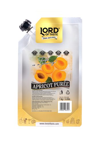 LORD OF TASTE gyümölcspüré, sárgabarack, 1kg