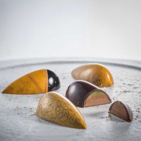 Martellato csokoládé forma, polikarbonát, Csepp