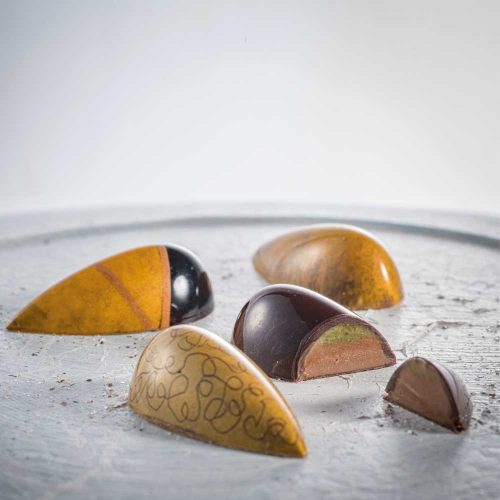 Martellato csokoládé forma, polikarbonát, Csepp