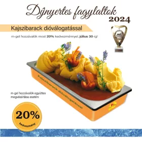  M-GEL Díjnyertes fagylaltcsomag - Kajszibarack dióválogatással