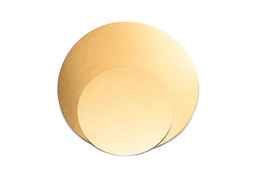 Prémium tortaalátét, kerek, arany, 1,5mm, 24cm