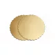 Prémium tortaalátét, hullámos, arany, 3mm, 24cm - csomag