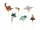 PartyDeco tortadísz beszúró, dinoszaurusz, 8-12 cm