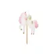 PartyDeco születésnapi gyertya, unikornis, 9cm
