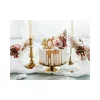 PartyDeco születésnapi glitter gyertya, 40, arany, 10cm