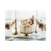 PartyDeco születésnapi glitter gyertya, 60, arany, 10cm