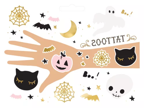 PartyDeco tetoválás, Halloween, 12 db