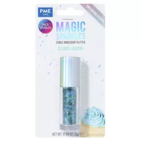 PME magic szóró glitter, irizáló, kék laguna, 3g