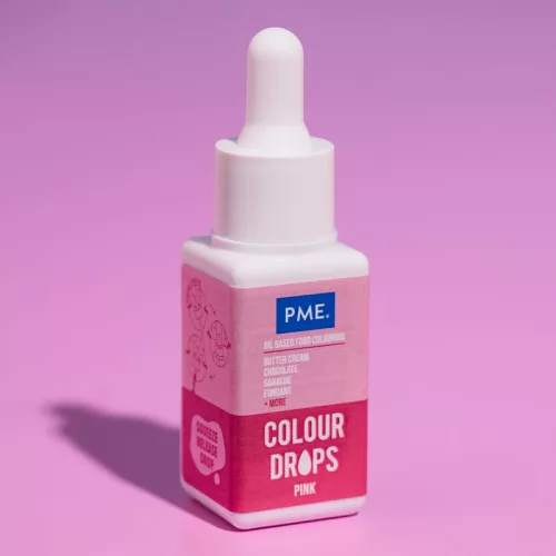 PME olajbázisú ételfesték, rózsaszín, 20ml
