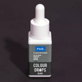 PME olajbázisú ételfesték, fekete, 20ml