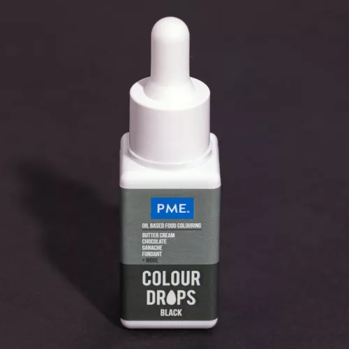 PME olajbázisú ételfesték, fekete, 20ml