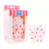 PME tulipános muffin papír, szív mintás, 24 db