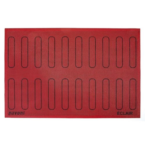 PAVONI ECLAIR, éclair szilikon sütőlap, 60x40 cm