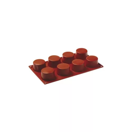 PAVONI CYLINDER, henger forma, szilikon, 2x4 db, 6x3,5 cm