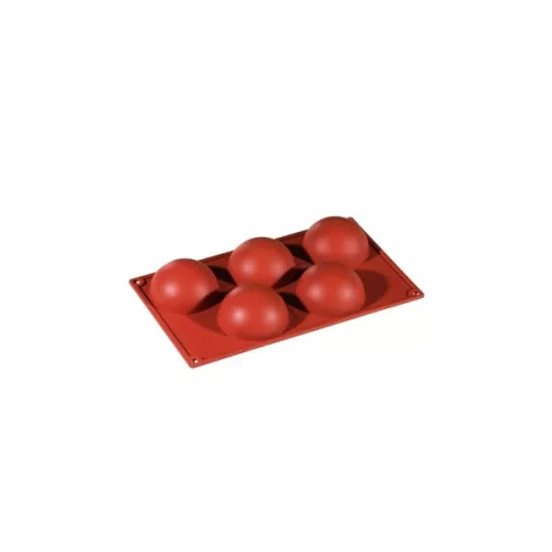 PAVONI FÉLGÖMB, forma, szilikon, 5 db, 8x4 cm