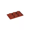 PAVONI MINI KUGLÓF, Forma, szilikon, 2x3 db, 6x3,3 cm