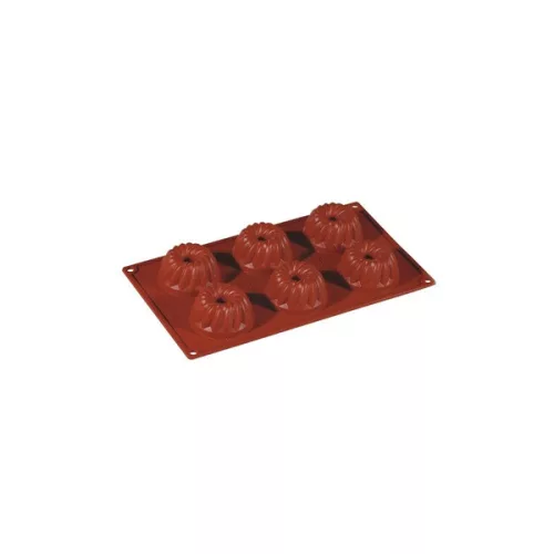 PAVONI MINI KUGLÓF, Forma, szilikon, 2x3 db, 6x3,3 cm