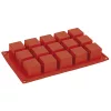 PAVONI CUBE, kocka forma, szilikon, 3x5 db, 4x4x4 cm