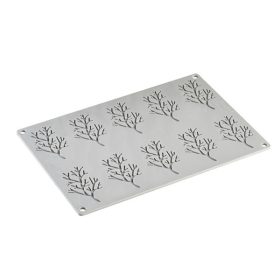   PAVONI Gourmand WOOD, fa forma, szilikon, 10 db, 7,8x4,8x0,2 cm