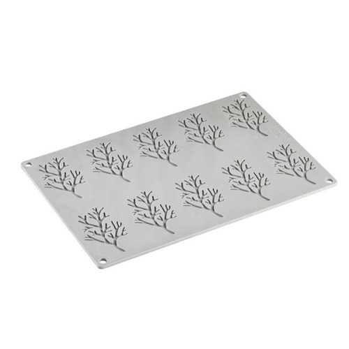 PAVONI Gourmand WOOD, fa forma, szilikon, 10 db, 7,8x4,8x0,2 cm