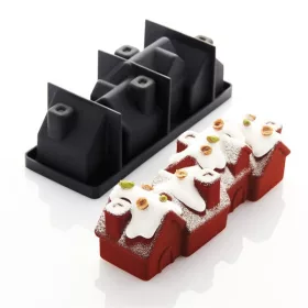 PAVONI CHALET, forma, szilikon, 25x8,3x9 cm