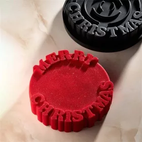  PAVONI MERRY CHRISTMAS, boldog karácsonyt szilikon tortaforma, 19x4,5 cm