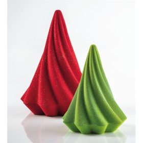   PAVONI MINI TWIRL, csavart polikarbonát csokoládé forma, 11,2x15 cm